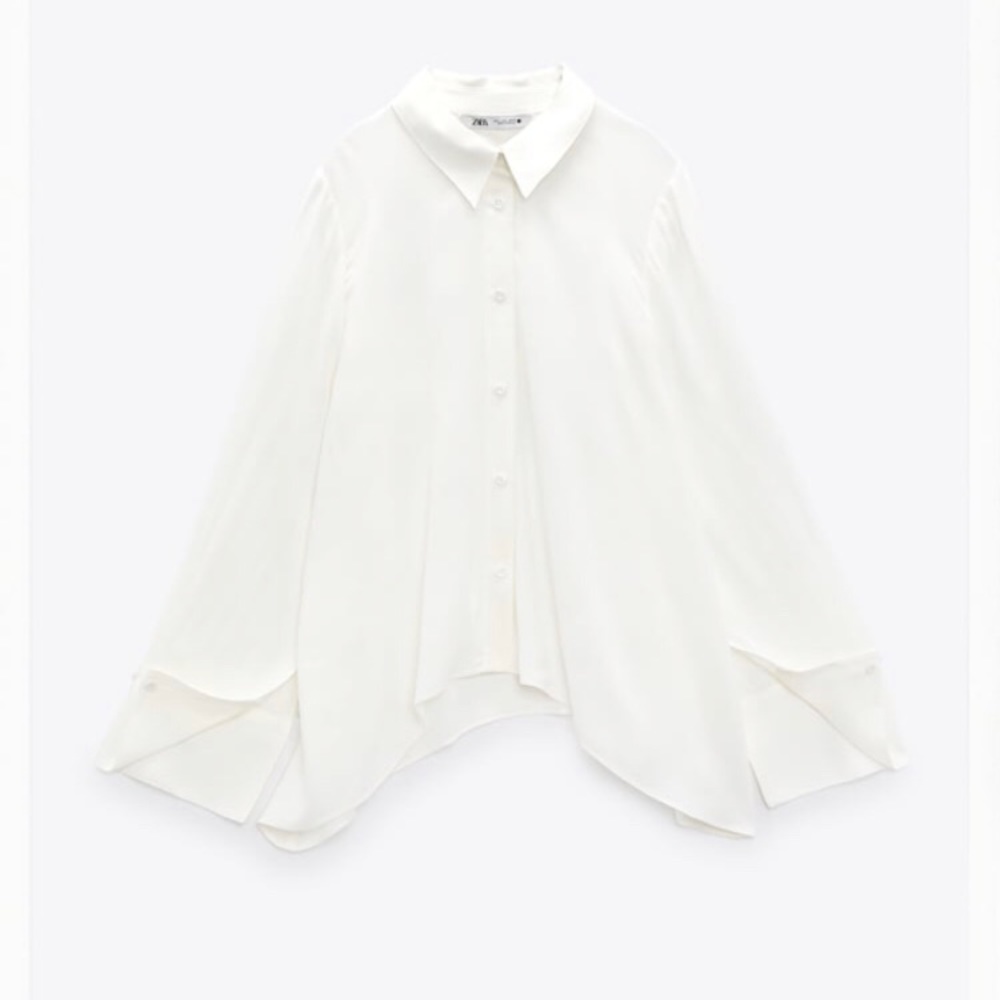 Zara XXL off white blouse